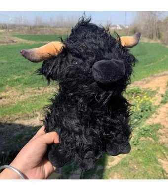 Magideal Suntek İnek Sığır Şekil Oyuncak Peluş Oyuncak
