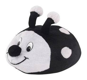 Bambi Uğur Böceği Wllsoft Siyah Beyaz 40 cm Peluş Oyuncak