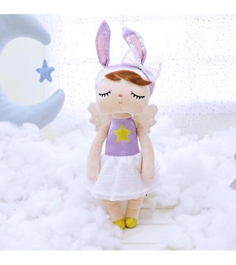 Magideal Mor Metoo Angela Doll Yumuşak Peluş Oyuncak