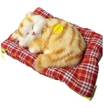 Alibee Bonanza Int Sevimli Simüle Uyuyan Kedi Peluş Oyuncak