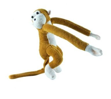 Mixoyuncak Sevimli Sarılan Maymun Koyu Kahverengi 50 cm Peluş Oyuncak