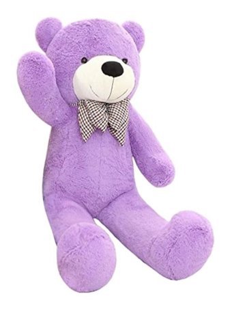 Özgüner Pababo Papyonlu Beyaz Ayıcık 80 cm Peluş Oyuncak