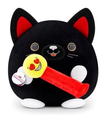 Snackles Aburcubur Black CatPez 35 cm Peluş Oyuncak
