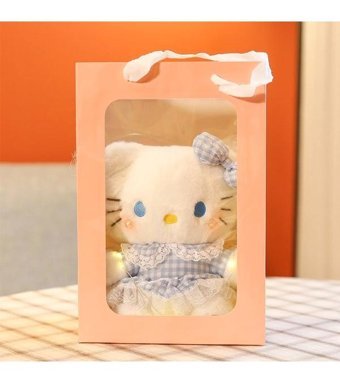 Alibee Kızlar İçin Yumuşak Hello Kedicik Peluş Oyuncak
