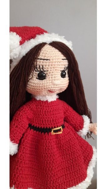 Petekhobby Amigurumi Oyucak Bebek Yılbaşı Temalı Peluş Oyuncak