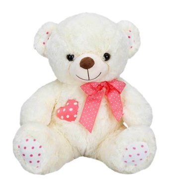 Sunman Kurdelalı Ayı Pembe Kurdelalı Ayı 42 cm Peluş Oyuncak