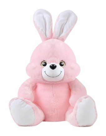 Selay Pembe Oyuncak Oturan Tavşan Oyuncak 30 cm Peluş Oyuncak