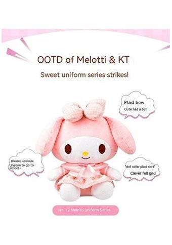 Alibee Qixun Sinley Sanrio My Melody Bebek Hediye 31 cm Peluş Oyuncak