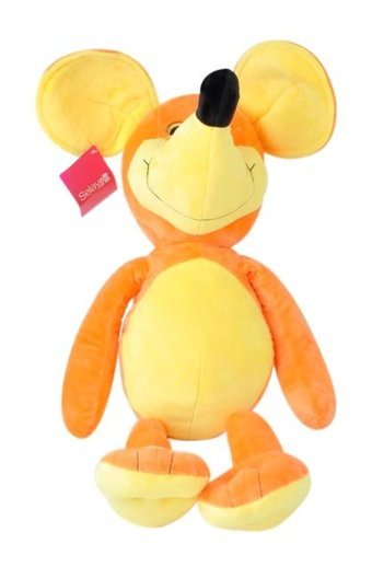 Selay Oyuncak Fare Turuncu 50 cm Peluş Oyuncak