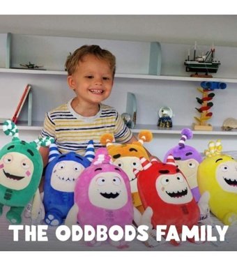 Jzcat Pembe Oddbods Newt Yumuşak Peluş Oyuncak