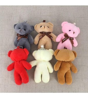 Alibee Piople Bear Aksesuarlar Pembe 8 cm Peluş Oyuncak