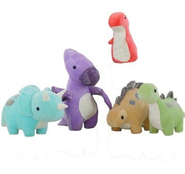 Luckystar Dinozor Kahverengi Peluş Oyuncak