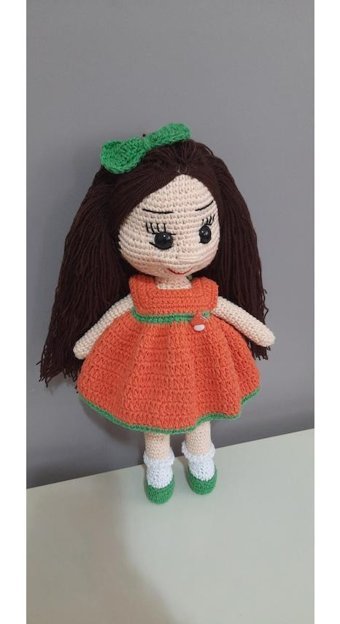 Petekhobby Amigurumi Bebek 30 cm Peluş Oyuncak