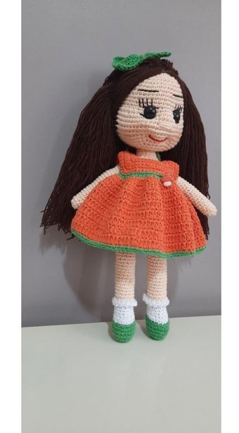 Petekhobby Amigurumi Bebek 30 cm Peluş Oyuncak