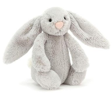 Jellycat Bashful Tavşan Gri Küçük Boy 18 cm Peluş Oyuncak
