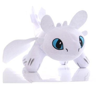 Oloey Siyah Beyaz Uçan Ejderha Bebek 50 cm Peluş Oyuncak