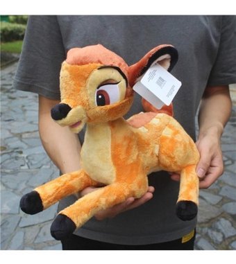 Worryfreeshopping Karikatür Bambi 35 cm Peluş Oyuncak