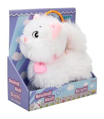 Sunman Sevimli Kedi Sushi Sesli ve Hareketli Peluş Oyuncak