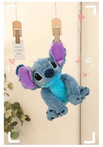 Alibee Mavi Fantastic Shop Stitch 60 cm Peluş Oyuncak