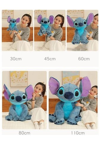 Alibee Mavi Fantastic Shop Stitch 60 cm Peluş Oyuncak
