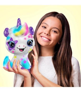 Mega Oyuncak Airbrush Plush Unicorn Peluş Oyuncak
