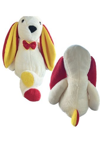 Sole Kırmızı Uyku Arkadaşım Papyonlu Uzun Kulak Bunny Peluş Oyuncak