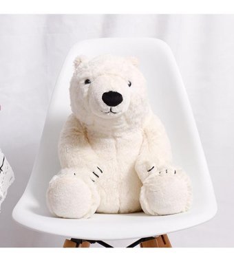 Oloey Sevimli Simülasyon Kutup Ayı 35 cm Peluş Oyuncak