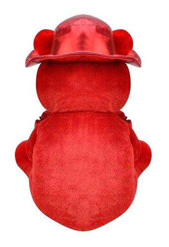 Selay Kırmızı Şapkalı Ayı Oyuncak 60 cm Peluş Oyuncak