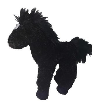Douglas Cobalt Küçük Siyah At Peluş Oyuncak