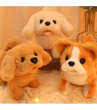 Magideal Suntek Hediye Tarzı B Ile Elektrikli Peluş Akıllı Köpek Peluş Oyuncak