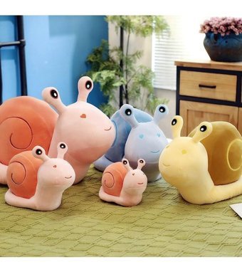 Luckystar Salyangoz Pembe Peluş Oyuncak