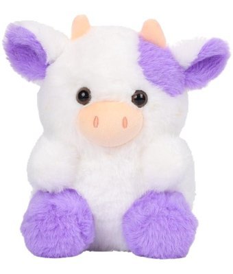 Jzcat Mor Sevimli Inek 20 cm Peluş Oyuncak