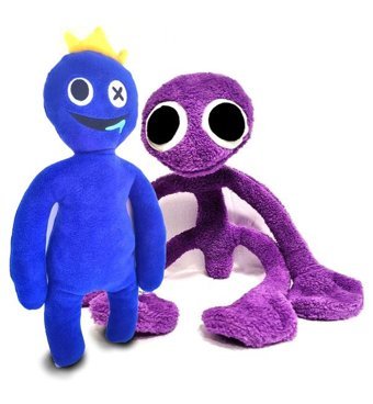 Pufline Roblox Rainbow Frends 2'li Set Purple & Blue Peluş Oyuncak