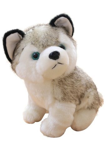 Bruigy Beyaz Prodigy Toy Husky Peluş Oyuncak
