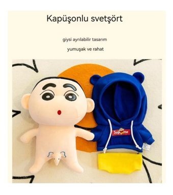 Worryfreeshopping Crayon Shinchan Yumuşak 26 cm Peluş Oyuncak