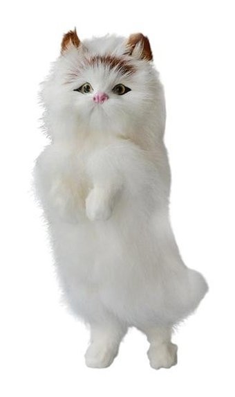 Magideal Suntek Gerçekçi Kedi Modeli Oyuncak Kedi Peluş Oyuncak