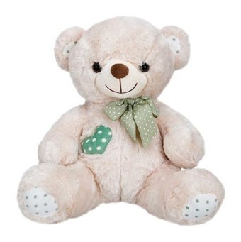 Sunman Kurdelalı Peluş Ayı 42 cm Yeşil Kurdelalı 42 cm Peluş Oyuncak