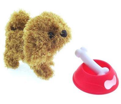 Mega Oyuncak Kahverengi Sesli ve Hareketli Yavru Köpek Peluş Oyuncak