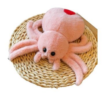 Jzcat Pembe Örümcek Bebek Çocuk Doll 25 cm Peluş Oyuncak