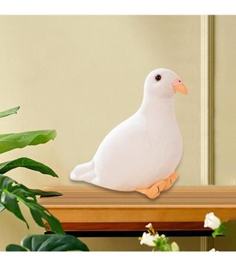 Magideal Suntek Doldurulmuş Bebek Güvercin Çocuk Doğum Günü Peluş Oyuncak