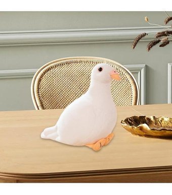 Magideal Suntek Doldurulmuş Bebek Güvercin Çocuk Doğum Günü Peluş Oyuncak