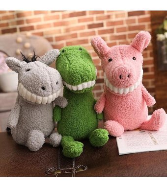 Jzcat Büyük Diş Bebek Aslan Peluş Oyuncak