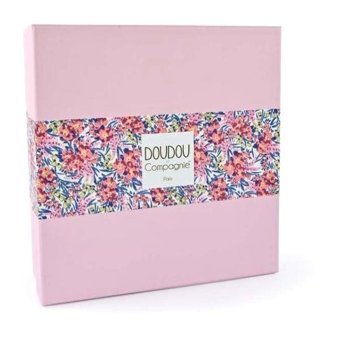 Doudou Hediye Kutulu Çiçekli Yumuşak Geyik Yavrusu Peluş Oyuncak
