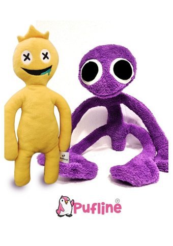 Pufline Roblox Rainbow Frend 2'Li Set Peluş Oyuncak