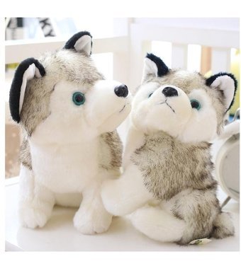 Alibee Beyaz Prodigy Toy Husky Bebek Peluş Oyuncak