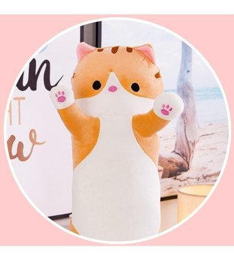 Alibee Bolabola Peluş Kedi Turuncu Peluş Oyuncak