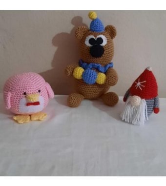 Nildamigurumi Örgü Uyku Bebekleri Peluş Oyuncak