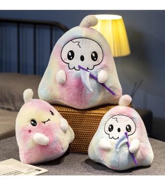 Alibee Grim Reaper Renkli Doldurulmuş Hayvan 40 cm Peluş Oyuncak