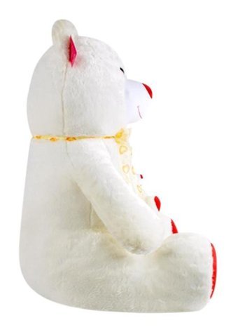 Selay Oyuncak Büyük Boy Gülen Yavrulu Ayı 95 cm Peluş Oyuncak