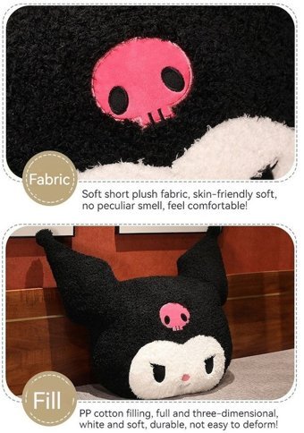 Alibee Siyah Prodigy Toy Karikatür Figürlü Peluş Oyuncak